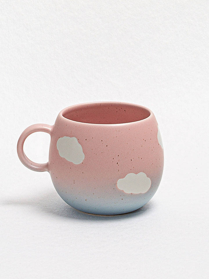 Egg Back Home Jumbotasse ''Cloud Sunset'' in Rosa/ Hellblau - 500 ml - onesize
