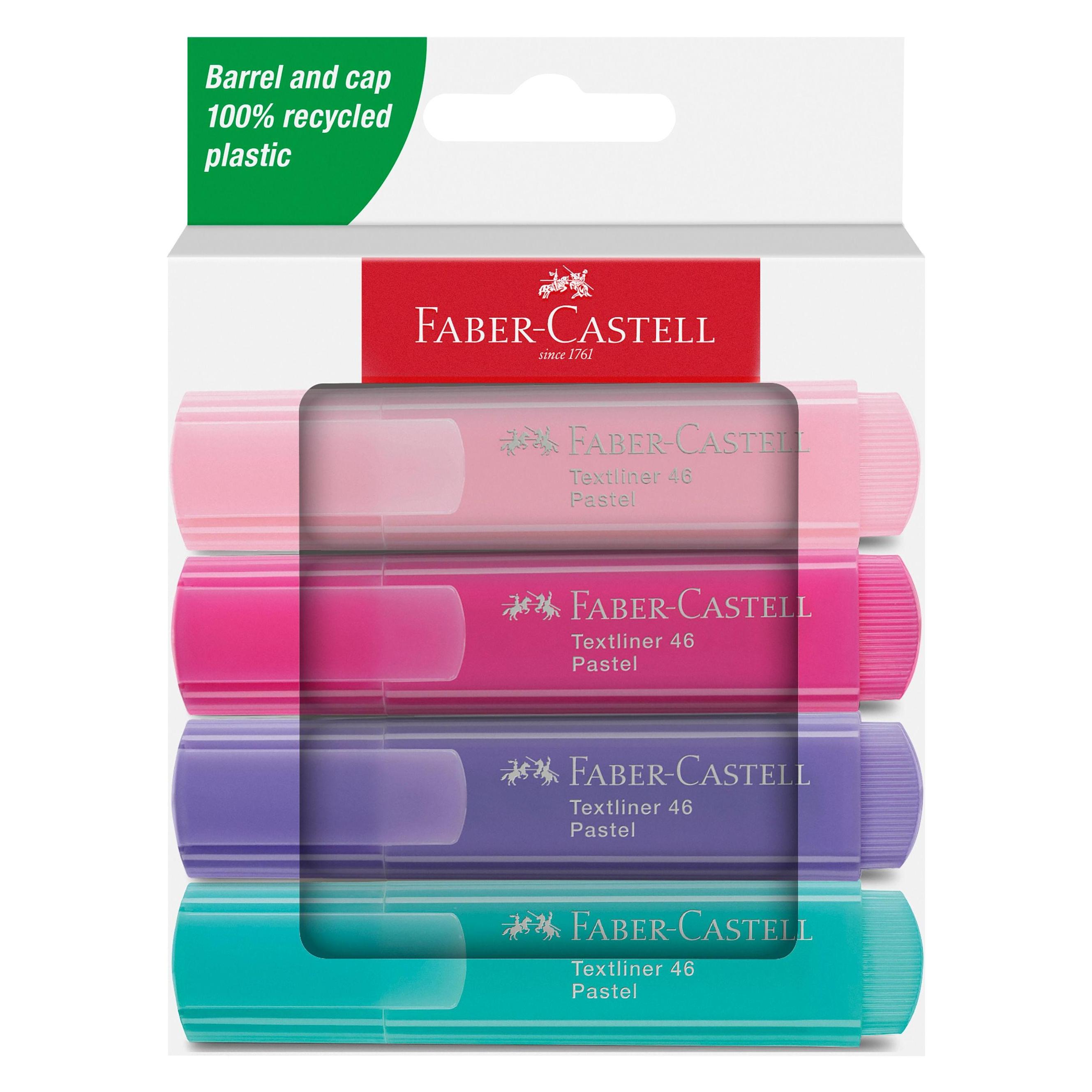 Faber-Castell Textmarker TL46 Pastell (4x) (254654)
