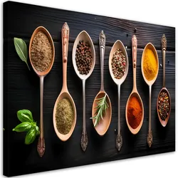 WANDBILD gewürze für die restaurantküche