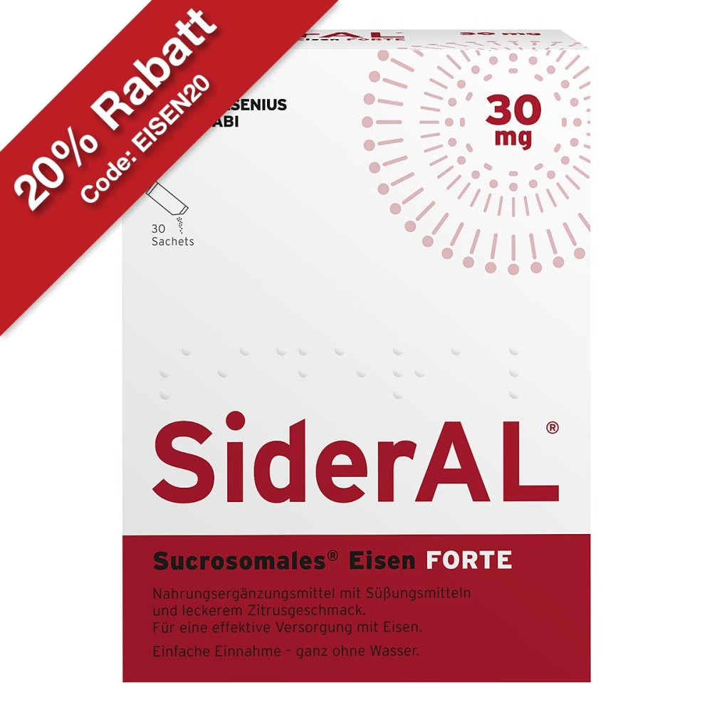 Fresenius Kabi Deutschland GmbH SiderAl Eisen Forte 30 mg Zitrus bei erhöhtem Eisenbedarf 17543650