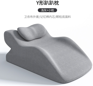 Handpicked Choices Couples Positioning Pillow For Intimacy Support Comfortable Ergonomic Bedroom Cushion grey