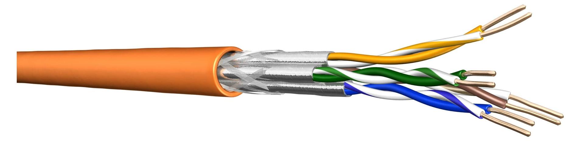 Draka Comteq 60011604, 1000 m, Cat7, S/FTP (S-STP), Orange