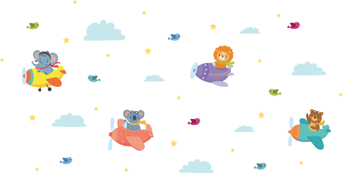 Ambiance-sticker Stickers animaux aviateurs