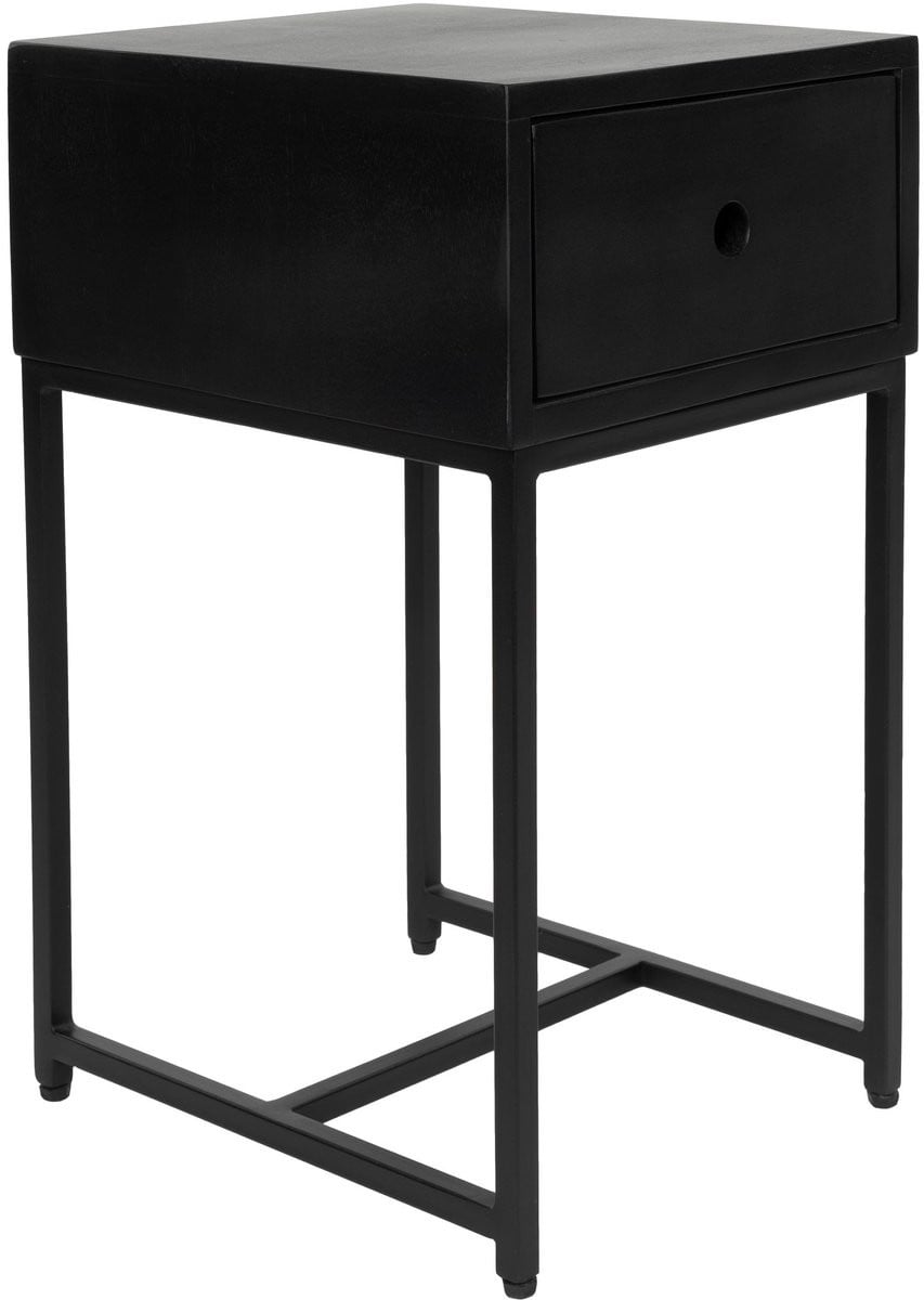 Housecraft Living Coco Bijzettafel/Nachtkastje Zwart