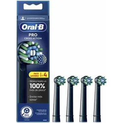 Oral-B, Zahnbürstenkopf, CROSS ACTION cabezales #negro 4 u (4x)