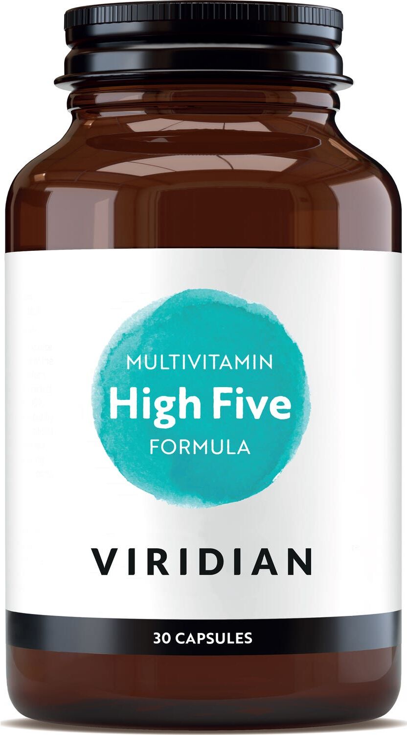 VIRIDIAN High Five multivitaminas y fórmula minerales 30cáps