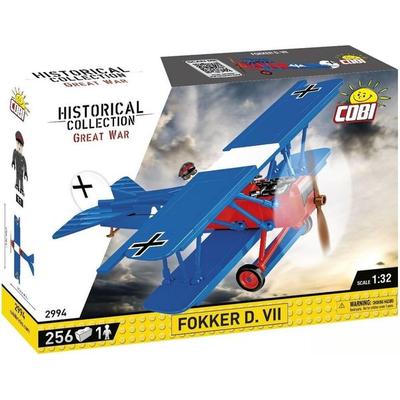 COBI Historical Collection 2994 - Fokker D VII, Great War, Bausatz 1:32, 256+1 Klemmbausteine