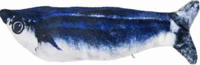 Inspire Curations WiggleCatch Motion Sensor Flapping Fish Cat Toy saury