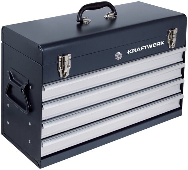 Kraftwerk Mallette à outils avec 4 tiroirs vide, pour 206.100.000 (1046E)