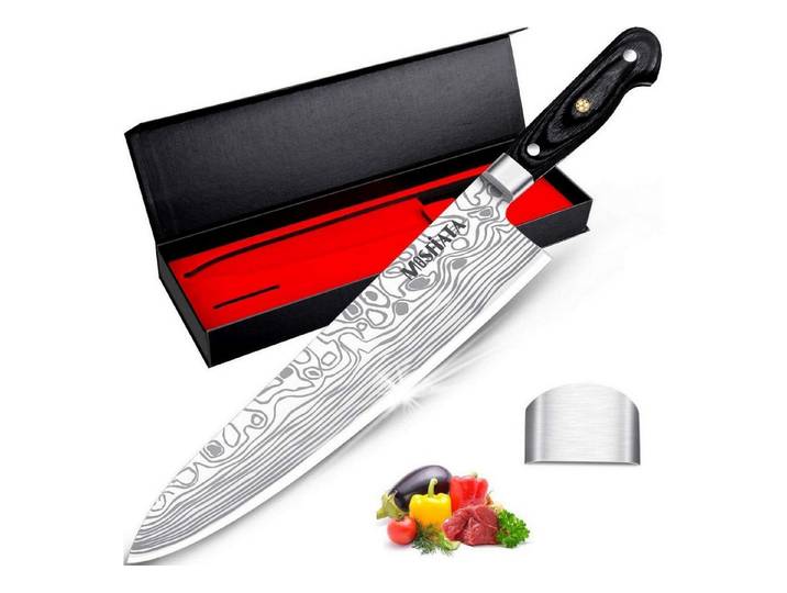 LuxusKollektion Kochmesser Gyutou Kochmesser 25cm Scharf Holzgriff