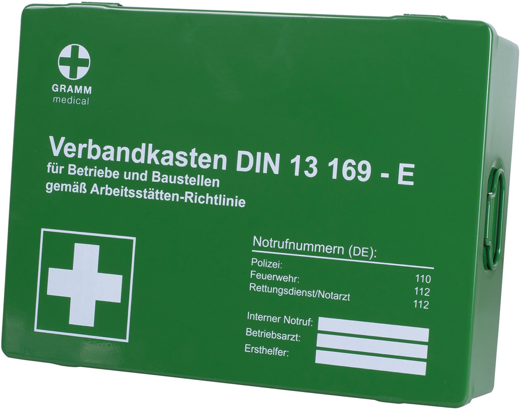 GRAMM medical Betriebsverbandkasten maxi mit DIN 13 169 (418.036.01400)