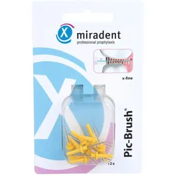 MIRADENT Interd.Pic-Brush Ersatzb.x-fein gelb