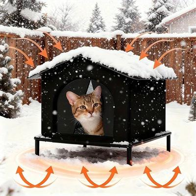 WarmHaven Outdoor Cat Shelter House WarmHaven Outdoor Cat Shelter House