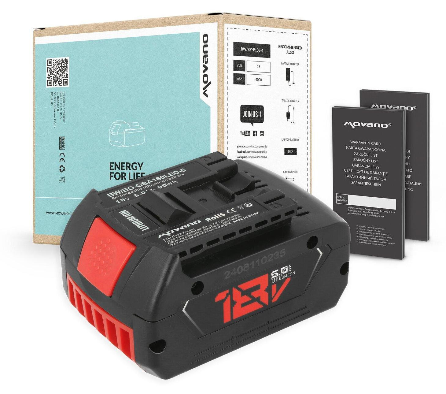Bosch GBA 18V 5,0Ah accu