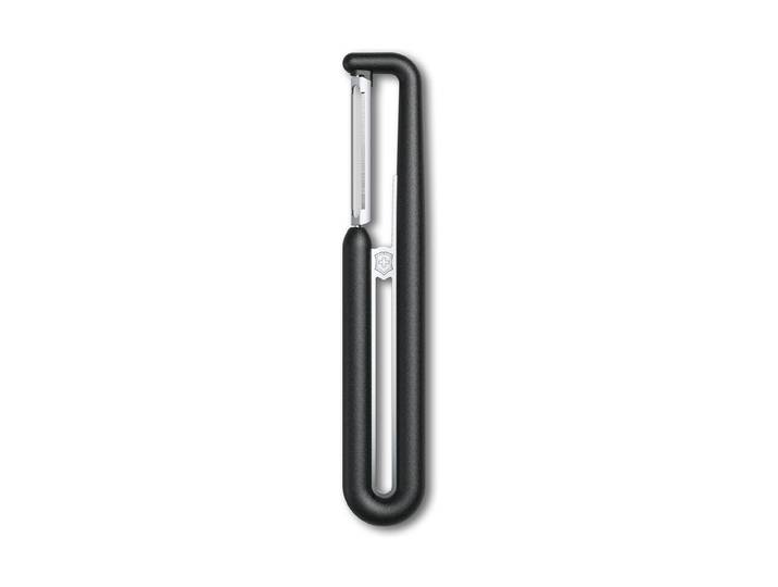Sparschäler VICTORINOX Nova-I , schwarz, B:2,8cm L:16cm T:16cm, Küchenschneider, Sparschäler