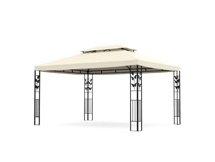 Gartenpavillon ZEN 4 x 3 m beige