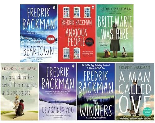 Penguin/Simon & Schuster/SceptrePenguin/Simon & Schuster/Sceptre Fredrik Backman 7 Books Collection Set – Beartown, Anxious People & Contemporary Fiction Collection