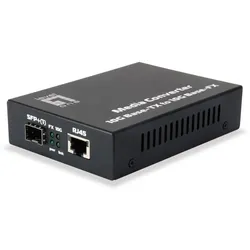 LevelOne GVT-0500 Netzwerk Medienkonverter 10000 Mbit/s Schwarz
