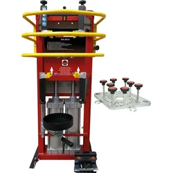 KS 500.8815 - Druckluft-Stand-Federspanner mit Doppel-Zylinder inkl. Adapterpl