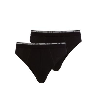 Slip JOCKEY "Modern Classic", Herren, Gr. L, Feinripp, schwarz, Feinripp, Obermaterial: 100% Baumwolle, unifarben, körpernah, Unterhosen Slip, mittlere Bundhöhe, ohne Eingriff