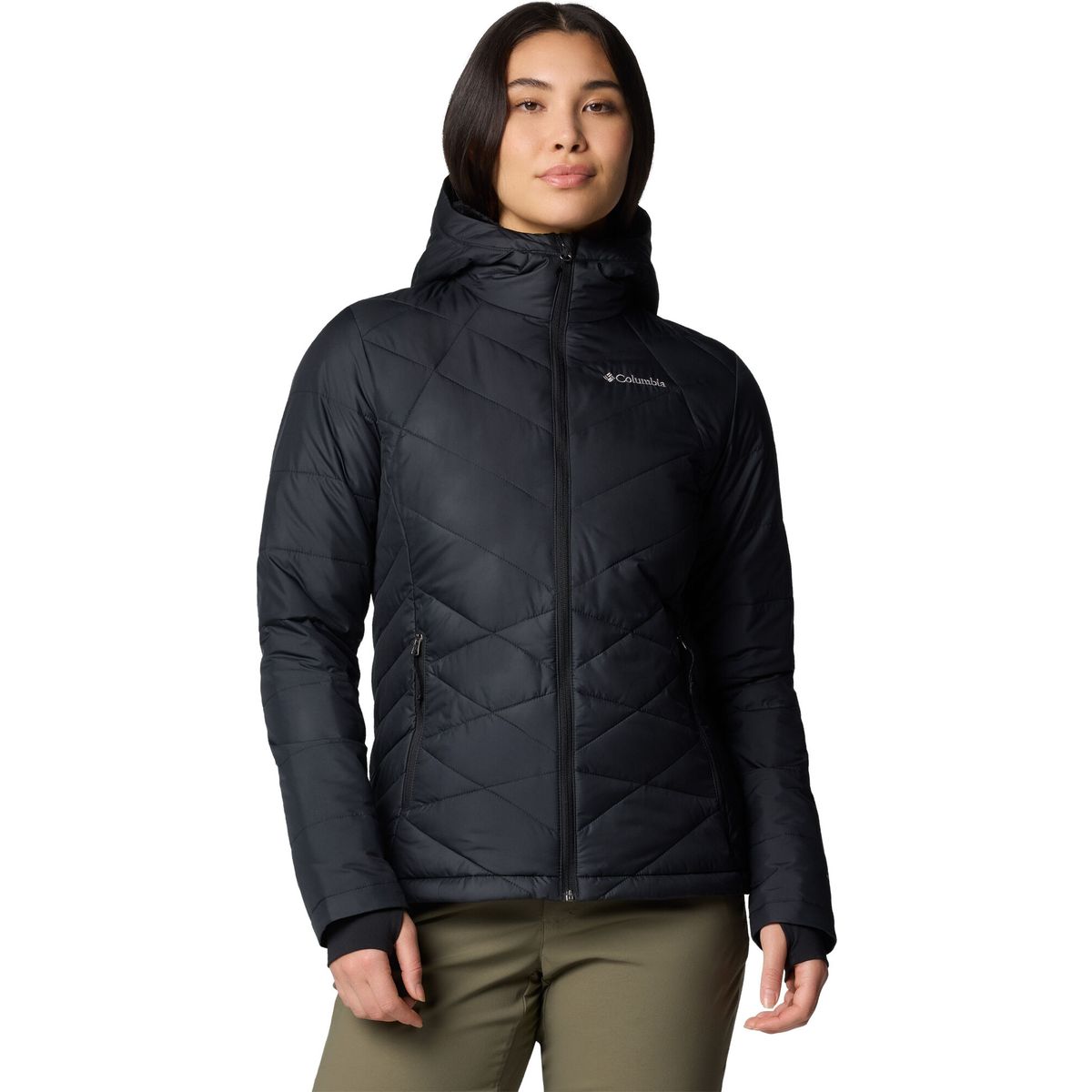 Columbia Women's Heavenly Hooded Jacket black (012) M 173815-1738151-012-M