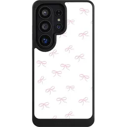 Nivocase Hülle für Samsung Galaxy S26 Ultra Handyhülle NIVOcore Case Schwarz Muster Schleife Schleifen (Samsung Galaxy S26 Ultra), Smartphone Hülle, Schwarz