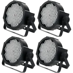 Showlite FLP-144W RGBW Flatline Panel LED Scheinwerfer 144x 10 mm LED 4x Set