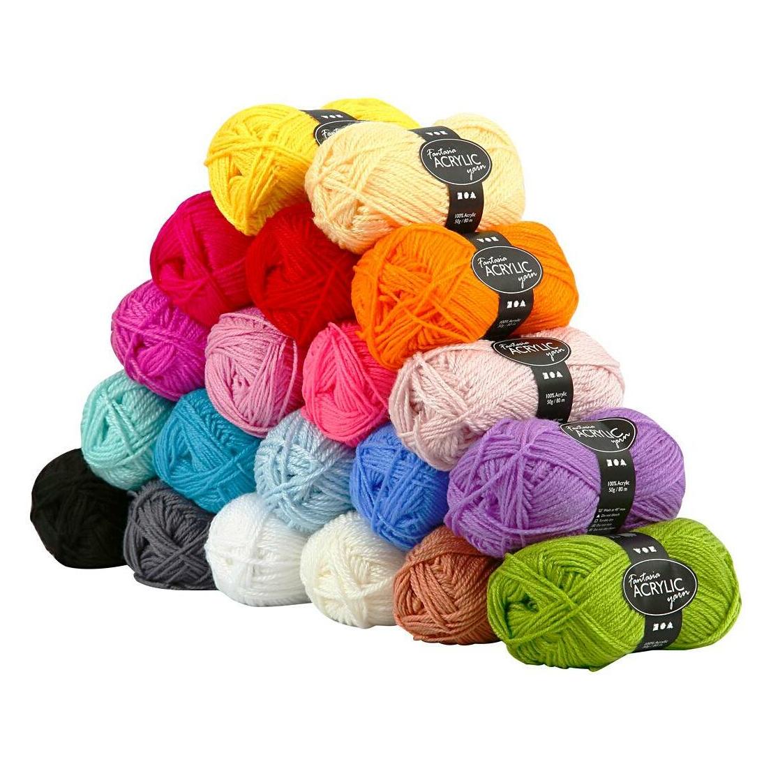 Creativ Company Fantasia Acrylic Yarn (80 m) (5707167157671)