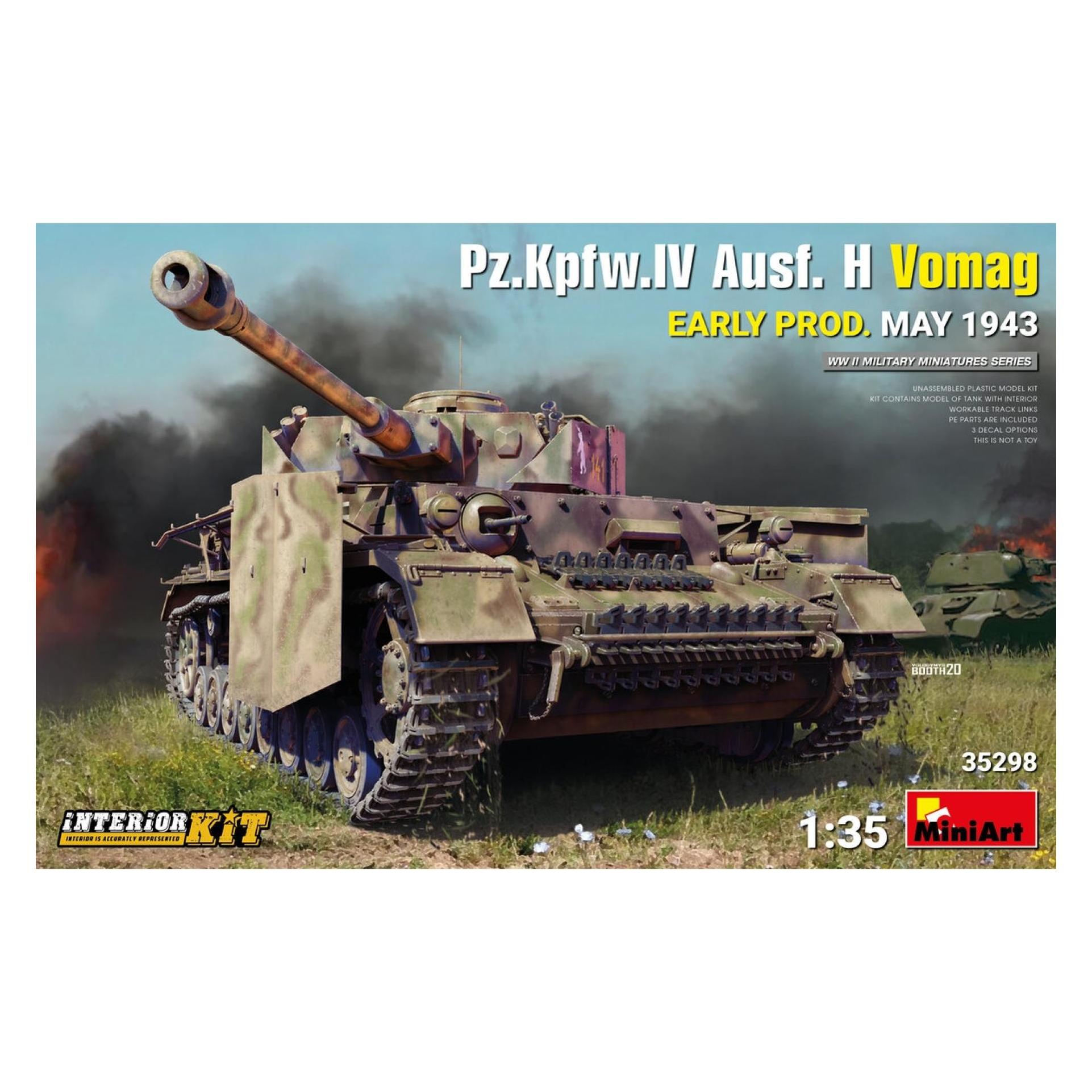 Mini art Pz.Kpfw.IV Ausf. H Vomag. Early Prod. (May 1943) Interior Kit (35298)