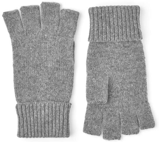 Hestra Basic Wool Half Finger, Grey