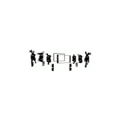 2-DIN Radioblende Chevrolet/Nissan diverse Fahrzeuge schwarz 381210-28-1 (Met...