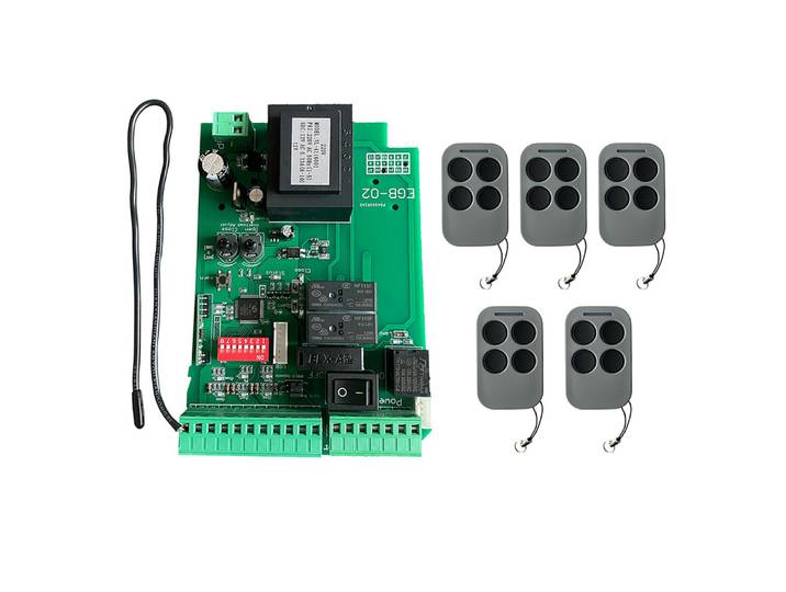 Carte automatique de contrôle d'ouvre-porte d'oscillation automatique de 220v 110V avec la télécommande de Code de roulement