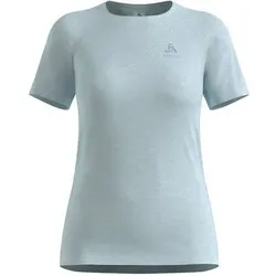 ODLO Damen T-Shirts/Tanks ku.Arm Da ESSENTIAL SEAMLESS, Größe XL in Blau Blau