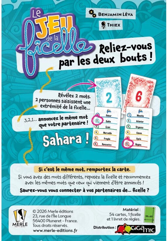 Merle Editions Le jeu de la ficelle