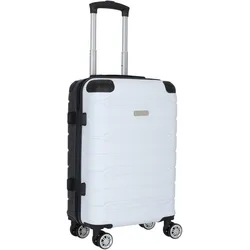 Nowi Rhodos 4 Rollen Trolley 58 cm, Koffer, Weiss