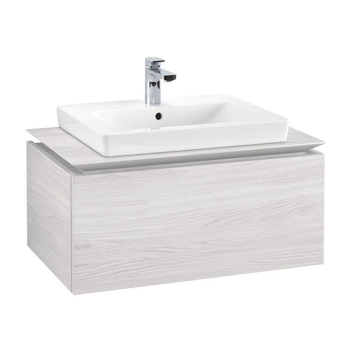 Villeroy & Boch Legato Waschtischunterschrank B67800E8 80x38x50cm, White Wood