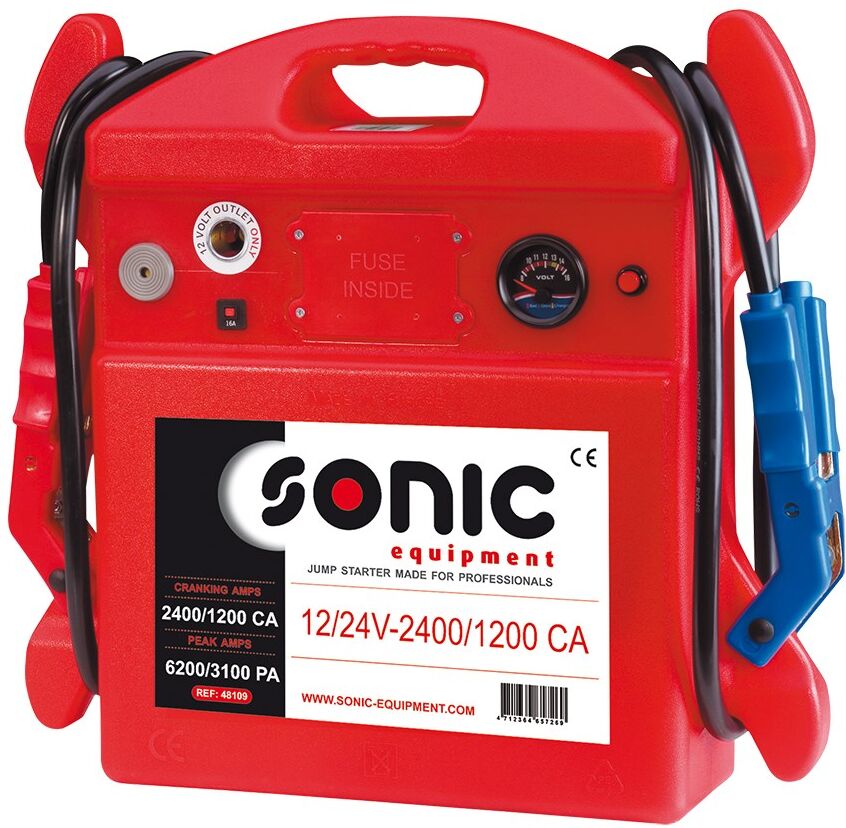 Sonic Equipment Starthilfegerät 12/24v 2400-1200ca 48109