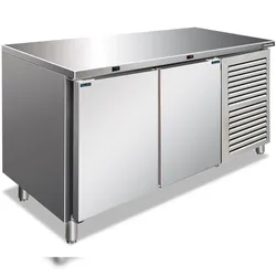 Kombinierter Edelstahltisch 1 Kühlschranktür + 1 Gefrierschrank, automatische Abtauung, Temperatur -2/+8°C & -20/-10°C, LxBxH 136x70x86cm, CXF2100BTN