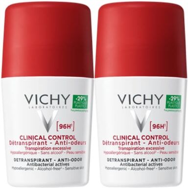 Vichy Desodorizante Roll-on Antitranspirante 96H 50ml X 2     Preço especial