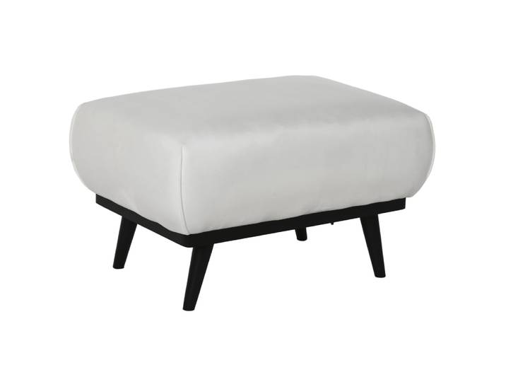 Banquette en polyester blanc 70x50x42 cm