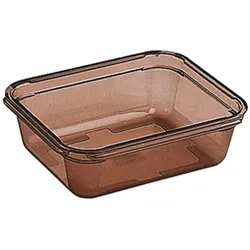Matfer Alto Plus Gastronorm-Behälter aus rauchfarbenem Copolyester - GN 1/2, Tiefe 6.5 cm (763106)