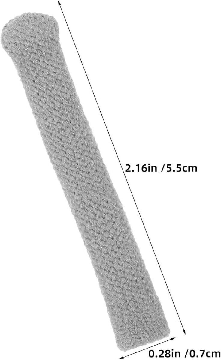 INF Protections tricotées pour branches de lunettes, 3 paires élastiques antidérapantes pour montures de 55 mm à 60 mm Gris