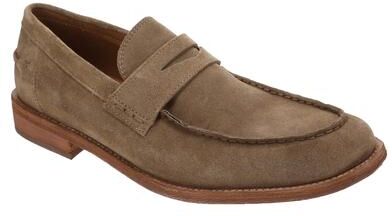 Frye Company Tyler Flex Penny (Men's) Casual Shoes in Mushroom, Size 9.5 M, Leather