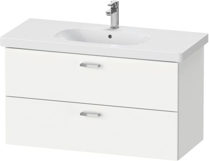 Duravit XBase Waschtisch-Unterschrank XB619301818 100x56x45,8cm, weiß matt, 2 Schubkästen