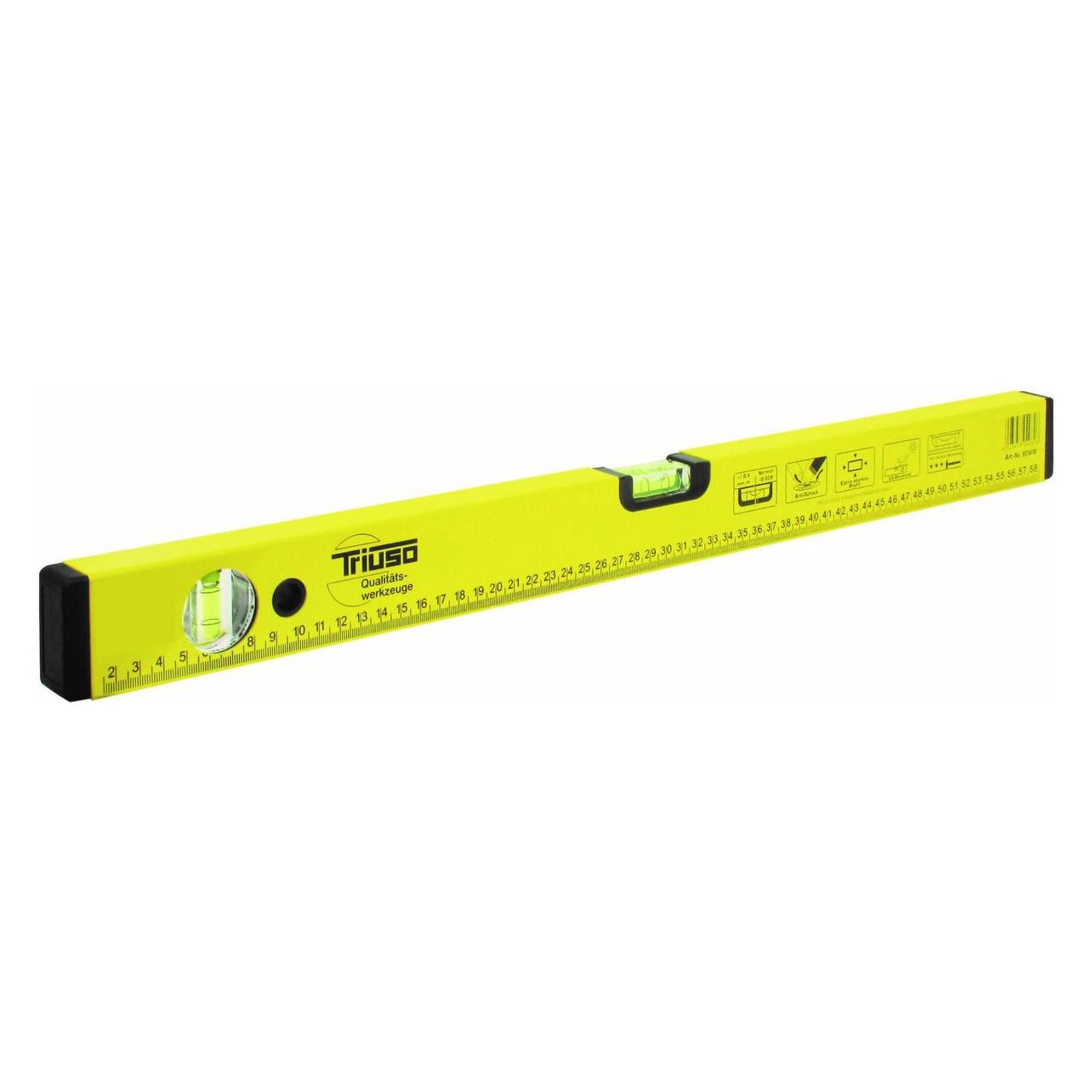 Triuso Wasserwaage Alu 100cm gelb (100 cm) (100WW)