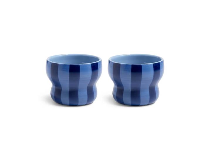 &klevering - Circus Becher 200 ml, blau (2er-Set)