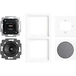 Busch-Jaeger Busch-Radio DAB+ Komplettset (DAB+, FM), Radio, Weiss