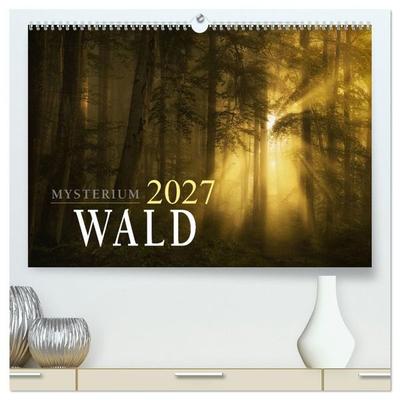 Mysterium Wald (hochwertiger Premium Wandkalender 2027 DIN A2 quer), Kunstdruck in Hochglanz