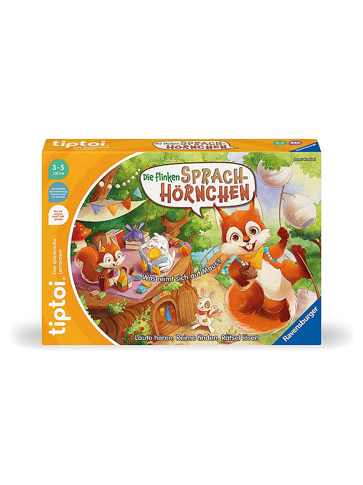 Ravensburger tiptoi® - "Die flinken Sprach-Hörnchen" - ab 3 Jahren - onesize