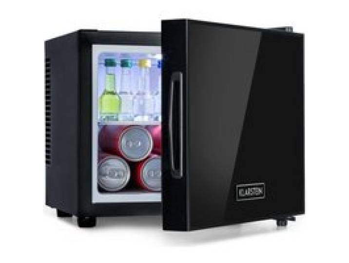 Klarstein Happy Hour Mini réfrigérateur 9 litres - Porte miroir - Classe A - Noir